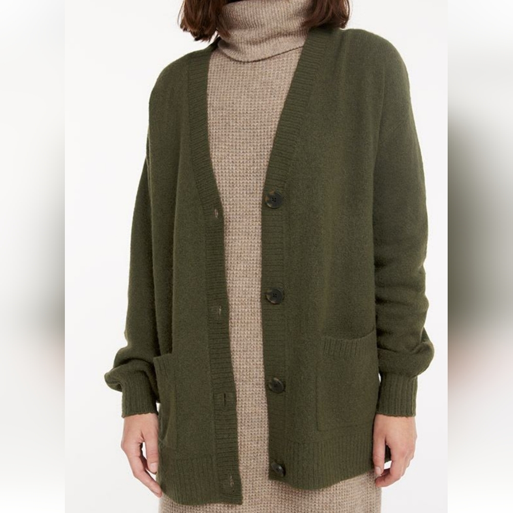 Reitmans NWT Green Button Up Cardigan Medium